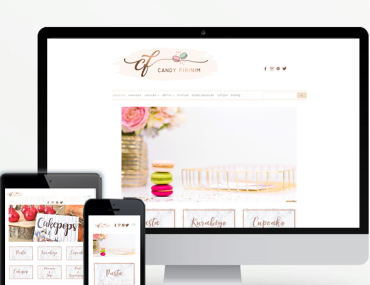 Pastacı Blog Tasarımı Mobil Görünümlü